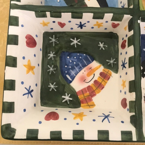 Vintage JC Penney Home Collection Divided Platter for Candies, Nuts, Deserts. - Picture 4 of 10